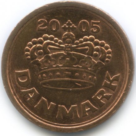 Дания 50 эре 2005 год
