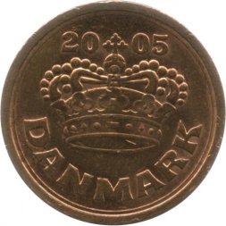 Дания 50 эре 2005 год