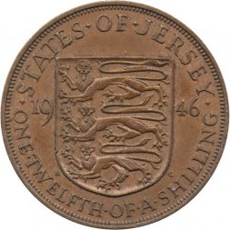 Джерси 1/12 шиллинга 1946 год