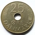 Дания 25 эре 1985 год - Королева Маргрете II