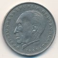 ФРГ 2 марки 1975 год - Конрад Аденауэр. 20 лет Федеративной Республике (1949-1969) (J)