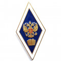 Нагрудный академический знак &quot;Об окончании гуманитарного ВУЗа&quot;