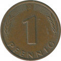 ФРГ 1 пфенниг 1979 год (D)