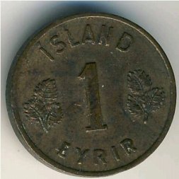 Исландия 1 эйре 1959 год