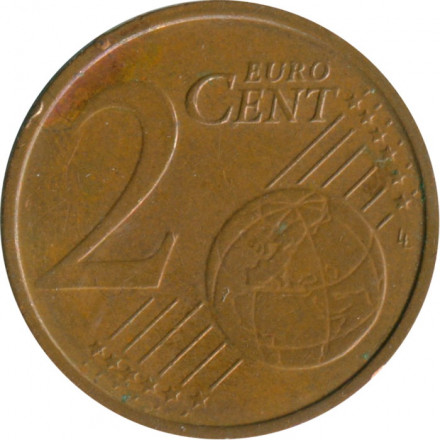 Ирландия 2 евроцента 2005 год - Кельтская арфа