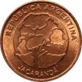Аргентина 1 песо 2019 год - Жакаранда