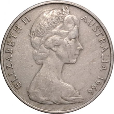 Австралия 20 центов 1966 год - Утконос