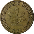 ФРГ 5 пфеннигов 1950 год (F)