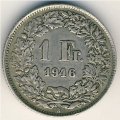 Швейцария 1 франк 1946 год