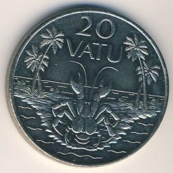 Вануату 20 вату 1999 год - Краб