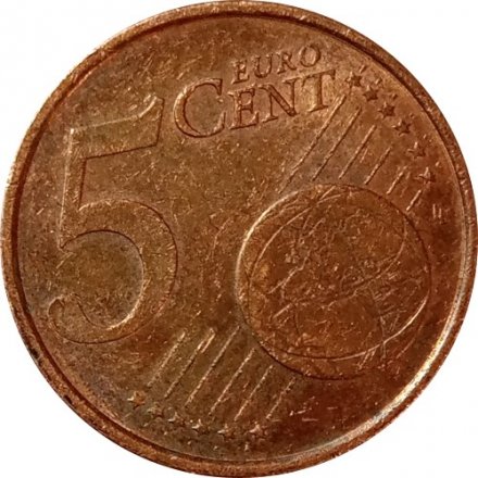 Германия 5 евроцентов 2006 год (F)