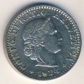 Швейцария 20 раппенов 1924 год