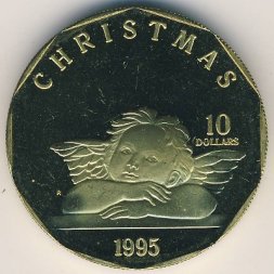Маршалловы острова 10 долларов 1995 год