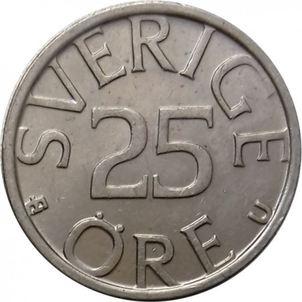 Швеция 25 эре 1978 год - Король Карл XVI Густав