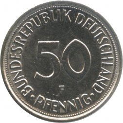 ФРГ 50 пфеннигов 1982 год (F)