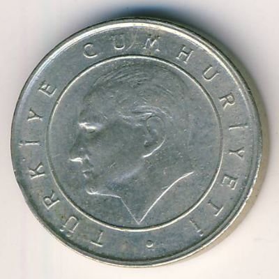 Турция 50000 лир 2001 год