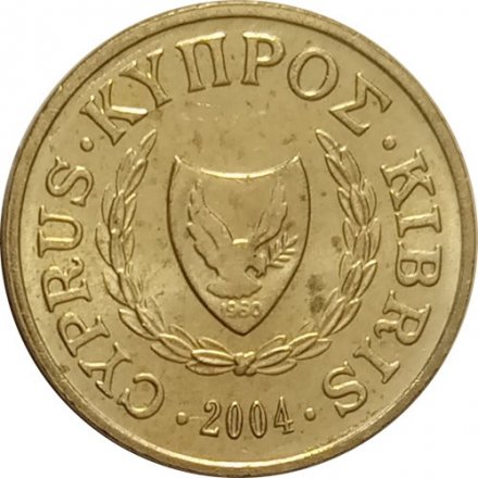 Кипр 1 цент 2004 год