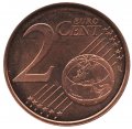 Финляндия 2 евроцента 2009 год - Герб Финляндии
