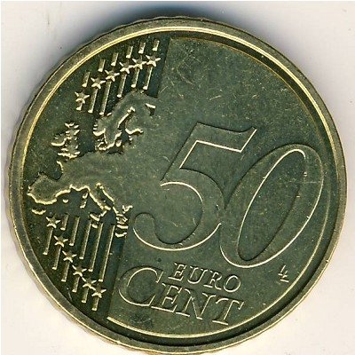 Люксембург 50 евроцентов 2007 год - Великий герцог Люксембурга Анри