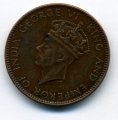 Цейлон 1 цент 1940 год