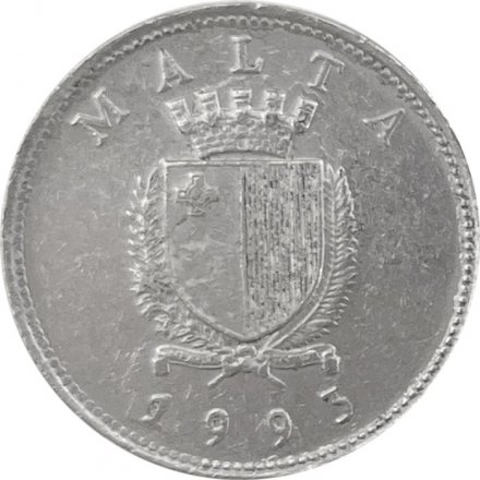 Мальта 25 центов 1993 год