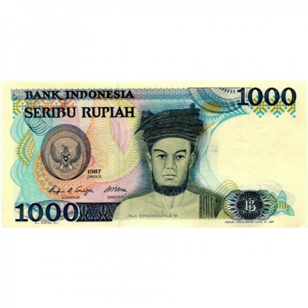 Индонезия 1000 рупий 1987 год - UNC
