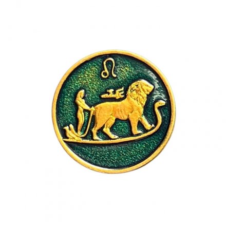 Значок. Знаки зодиака. Лев