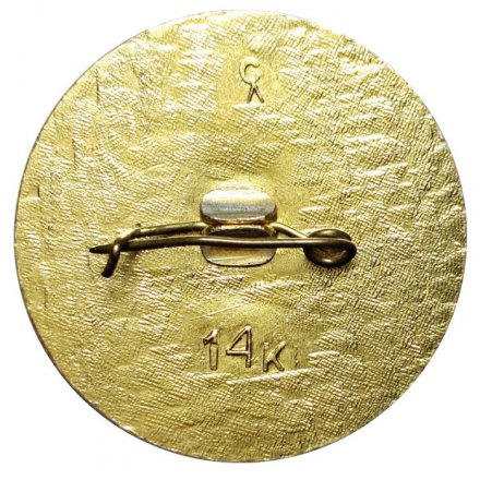 Значок Петропавловская крепость. Нарышкин бастион (синий фон)