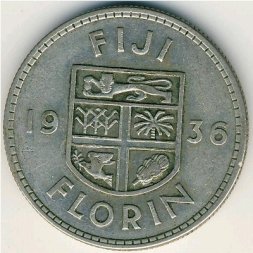 Фиджи 1 флорин 1936 год