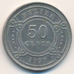 Белиз 50 центов 1979 год