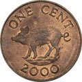 Бермудские острова 1 цент 2000 год