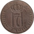 Норвегия 1 эре 1937 год - Король Хокон VII