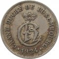 Люксембург 10 сантимов 1924 год