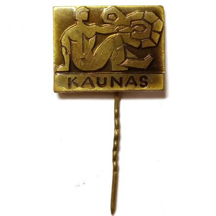 Значок-иголка Каунас (Kaunas). Литва, тяжелый