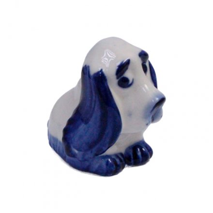 Сувенирная фигурка &quot;Собака&quot; Гжель