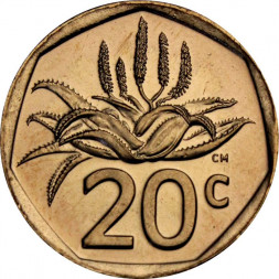 ЮАР 20 центов 2023 год 