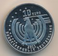 Германия 10 евро 2011 год - 125 лет автомобилю