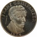 Австрия 25 шиллингов 1964 год - Франц Грильпарцер (proof)