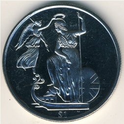 Виргинские острова 1 доллар 2008 год
