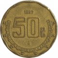 Мексика 50 сентаво 1997 год