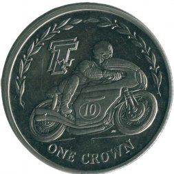 Остров Мэн 1 крона 2005 год - Мотогонки "Tourist Trophy"