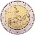 Германия 2 евро 2022 год - Тюрингия, Замок Вартбург (F)