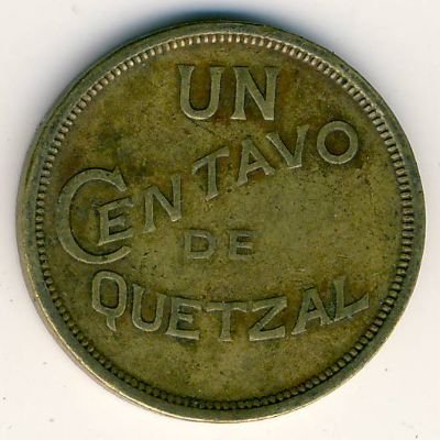 Гватемала 1 сентаво 1947 год