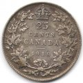 Канада 25 центов 1918 год