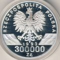 Польша 300000 злотых 1993 год - Ласточки