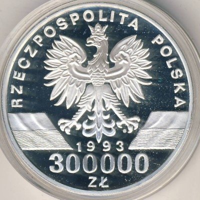 Польша 300000 злотых 1993 год - Ласточки