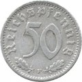 Третий Рейх 50 рейхспфеннигов 1940 год (F)