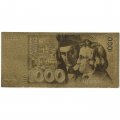 Сувенирная банкнота ФРГ (Германия) 1000 марок 1991 год (золотые) - UNC