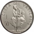 Ватикан 50 лир 1982 год - Материнство