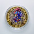 Гравированная монета 10 рублей 2016 год - Огненный петух (2)